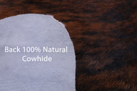 Thumbnail for Tricolor Natural Cowhide Rug - Large 6'7