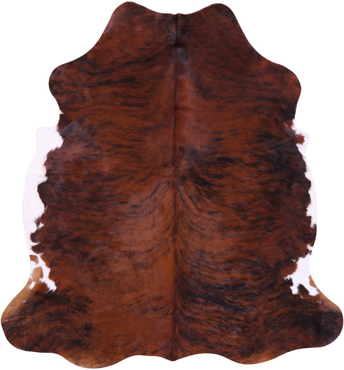 Brindle Natural Cowhide Rug - Large 6'7