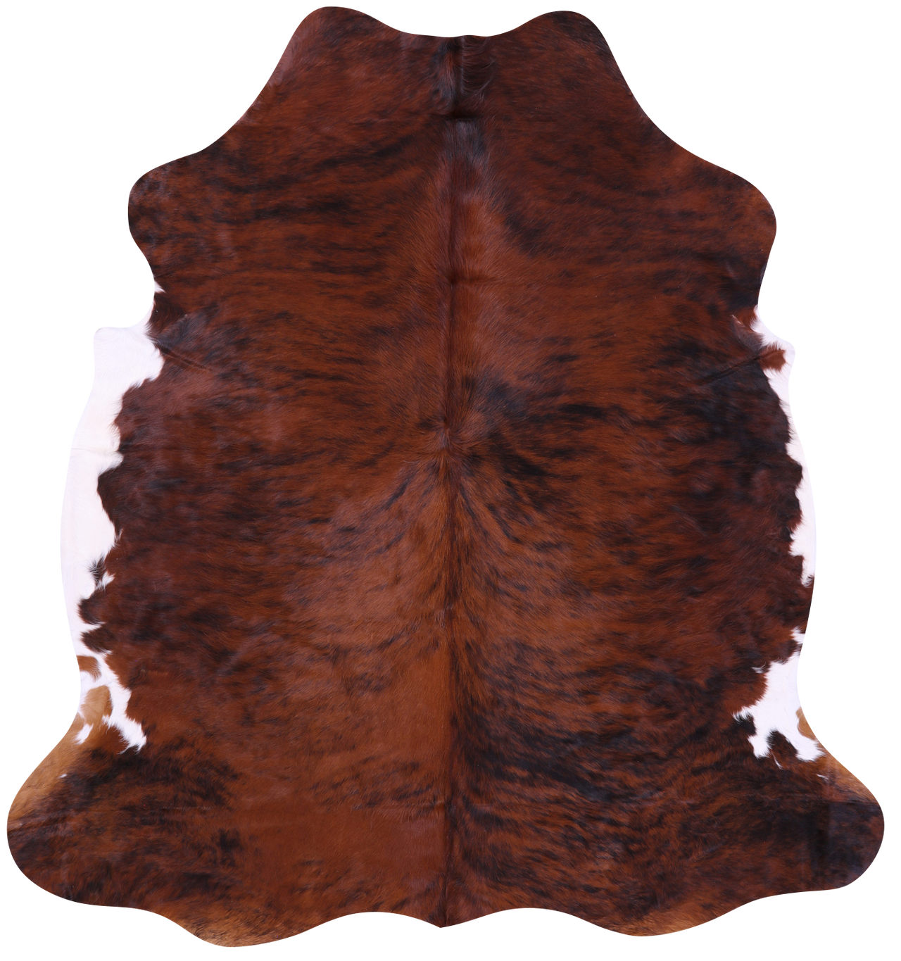 Brindle Natural Cowhide Rug - Large 6'7"H x 6'0"W