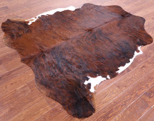 Brindle Natural Cowhide Rug - Large 6'7