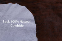 Thumbnail for Brown Natural Cowhide Rug - Large 6'7