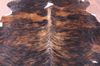 Thumbnail for Tricolor Natural Cowhide Rug - XLarge 7'1