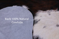 Thumbnail for Tricolor Natural Cowhide Rug - Large 6'7