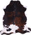 Tricolor Natural Cowhide Rug - Large 6'7"H x 5'10"W