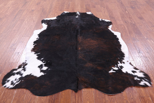 Tricolor Natural Cowhide Rug - Large 6'6
