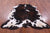Tricolor Natural Cowhide Rug - Large 6'5"H x 6'3"W