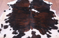 Thumbnail for Tricolor Natural Cowhide Rug - Large 6'5