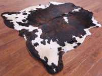Thumbnail for Tricolor Natural Cowhide Rug - Large 6'5