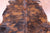 Brown Brindle Natural Cowhide Rug - Large 6'10"H x 5'10"W