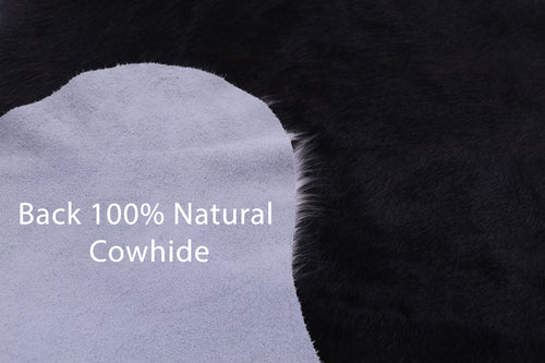 Tricolor Natural Cowhide Rug - Large 6'11