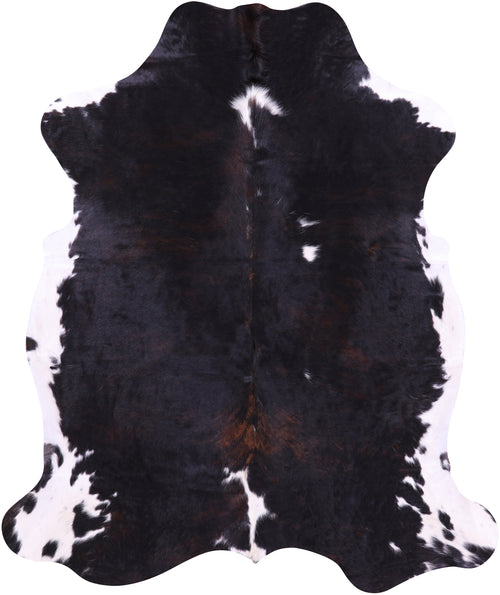 Tricolor Natural Cowhide Rug - Large 6'11