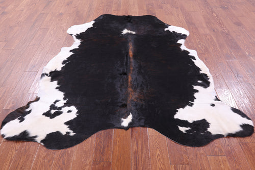 Tricolor Natural Cowhide Rug - Large 6'9