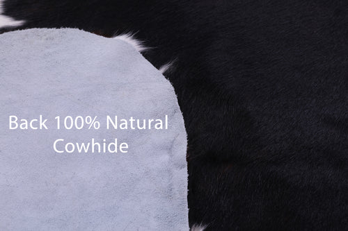 Tricolor Natural Cowhide Rug - Large 6'9