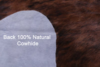 Thumbnail for Brown Natural Cowhide Rug - Large 6'4