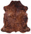 Brown Natural Cowhide Rug - Large 6'4"H x 5'8"W