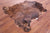 Brown Natural Cowhide Rug - Large 6'4"H x 5'8"W