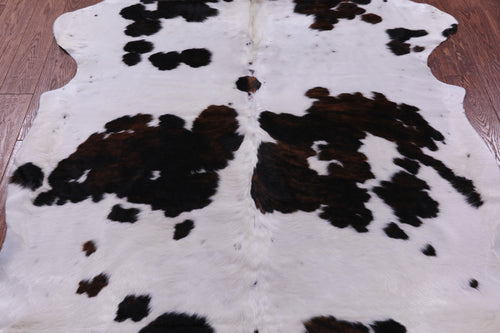 Tricolor Natural Cowhide Rug - Large 6'10