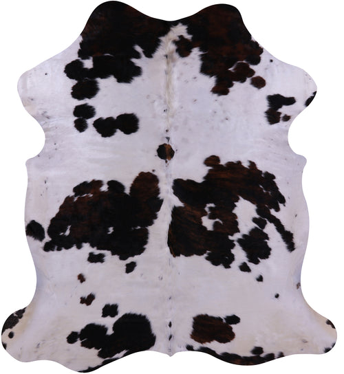 Tricolor Natural Cowhide Rug - Large 6'10