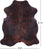 Brindle Brown Natural Cowhide Rug - Large 6'11"H x 5'9"W