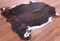 Thumbnail for Tricolor Natural Cowhide Rug - Large 6'9