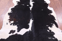 Thumbnail for Black & White Natural Cowhide Rug - Medium 6'0