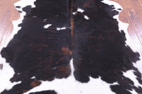 Thumbnail for Tricolor Natural Cowhide Rug - XLarge 7'1