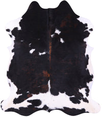 Thumbnail for Tricolor Natural Cowhide Rug - XLarge 7'1