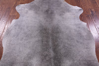 Thumbnail for Grey Natural Cowhide Rug - Large 6'6