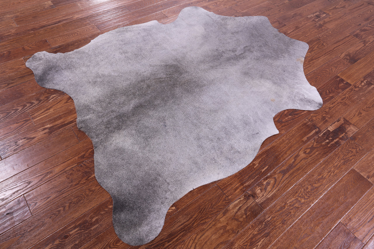 Grey Natural Cowhide Rug - Large 6'6"H x 5'2"W