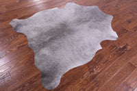 Thumbnail for Grey Natural Cowhide Rug - Large 6'6