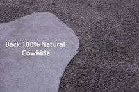 Thumbnail for Grey Natural Cowhide Rug - Large 6'6