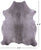 Grey Natural Cowhide Rug - Large 6'6"H x 5'2"W