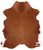 Brown & White Natural Cowhide Rug - Medium 6'3"H x 5'3"W