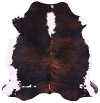 Thumbnail for Tricolor Natural Cowhide Rug - Medium 6'2