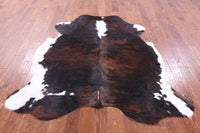 Thumbnail for Tricolor Natural Cowhide Rug - Medium 6'2