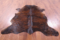 Thumbnail for Brindle Natural Cowhide Rug - Medium 6'3