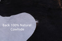 Thumbnail for Tricolor Natural Cowhide Rug - Large 6'4