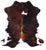 Tricolor Natural Cowhide Rug - XLarge 7'2"H x 6'5"W