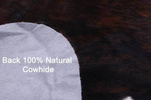 Tricolor Natural Cowhide Rug - X-Large 7'2