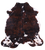 Tricolor Natural Cowhide Rug - X-Large 7'2"H x 6'7"W