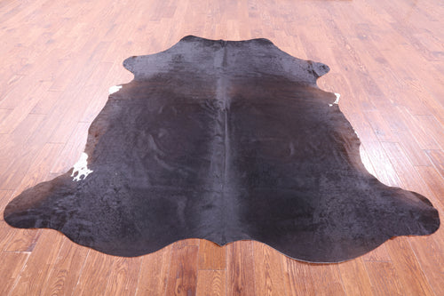 Dark Brown Natural Cowhide Rug - X-Large 7'11