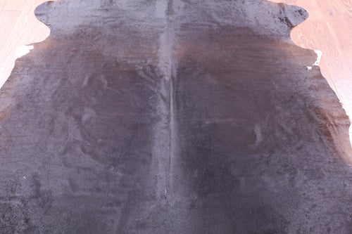 Dark Brown Natural Cowhide Rug - X-Large 7'11