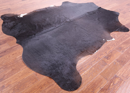 Dark Brown Natural Cowhide Rug - X-Large 7'11