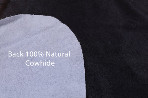 Dark Brown Natural Cowhide Rug - X-Large 7'11