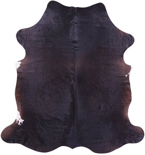 Dark Brown Natural Cowhide Rug - X-Large 7'11