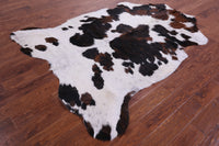 Thumbnail for Tricolor Natural Cowhide Rug - XLarge 7'0