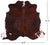 Brown & White Natural Cowhide Rug - Small 5'4"H x 6'0"W