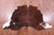 Brown & White Natural Cowhide Rug - Small 5'4"H x 6'0"W