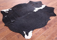 Thumbnail for Tricolor Natural Cowhide Rug - Medium 5'11