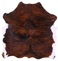 Thumbnail for Tricolor Natural Cowhide Rug - Medium 5'8